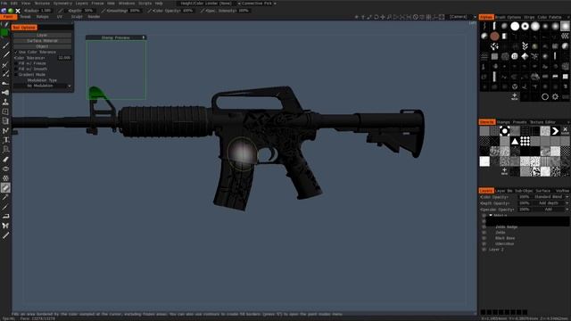 How to make a CSGO Skin w/ 3D Coat & Photoshop! Full Process! смотреть онлайн