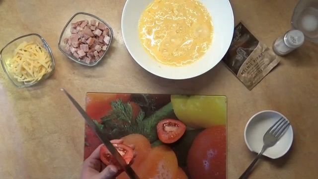 Любимый омлет моего мужа! Вкусный и сытный завтрак! ? Готовим #домавместе с #ЧудоПечка смотреть онлайн