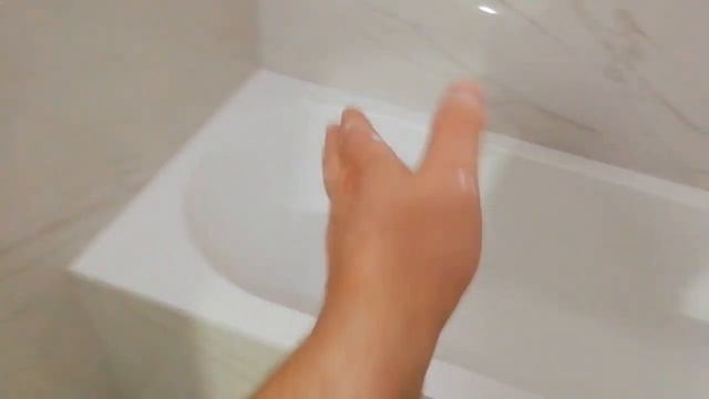 Квариловая ванна Villeroy&Boch в готовом виде