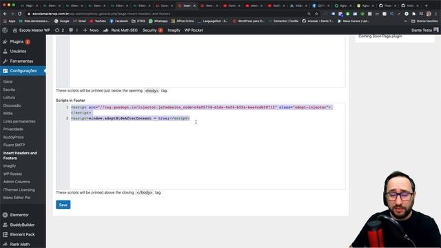 Como Inserir Scripts com o Novo Elementor Custom Code смотреть онлайн