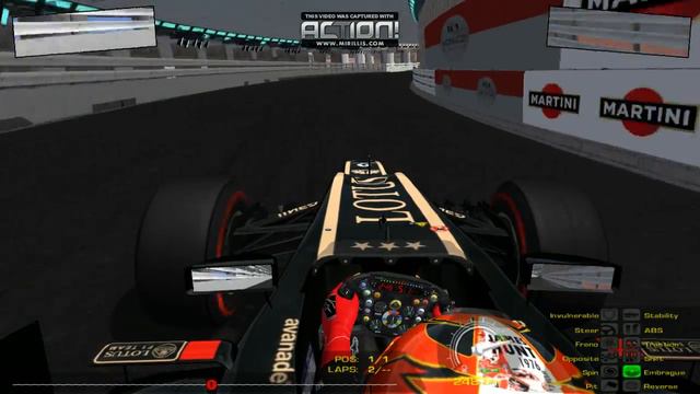 Hot Lap Kimi Raikkonen in Monaco 2013 - rFactor mod 2013 смотреть онлайн