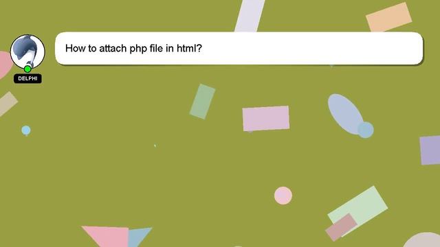 How to attach php file in html? смотреть онлайн