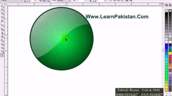 134 Стильные кнопки в CorelDRAW, CorelDraw учебник в урду