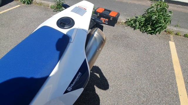 Husqvarna 701 Supermoto Exhaust Stock / GPR #husqvarna  #husqvarna701 #gopro7 #sound