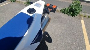 Husqvarna 701 Supermoto exhaust stock / GPR #husqvarna  #husqvarna701 #gopro7 #sound