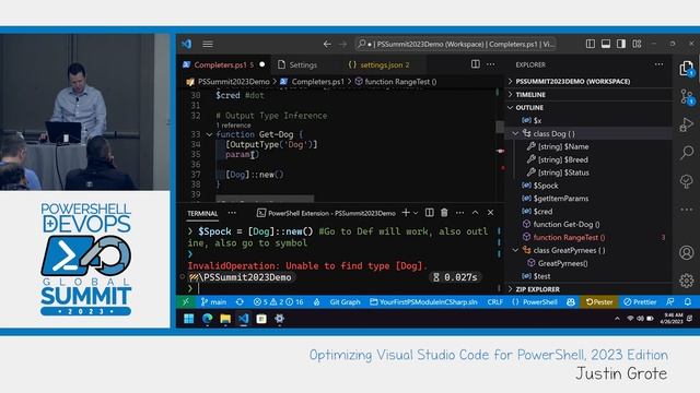 PowerShell Summit 2023: Optimizing Visual Studio Code for PowerShell, 2023 Edition by Justin Grote смотреть онлайн