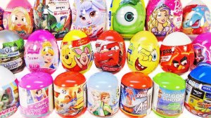 МЕГА ВЫПУСК ПЛАСТИКОВЫХ СЮРПРИЗОВ! ТАЧКИ 3,Дисней,БАРБИ,Губка Боб,Marvel Kinder Surprise unboxing