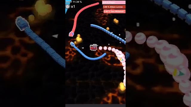 Игра для iPhone, iPad Snaker.io змея смотреть онлайн