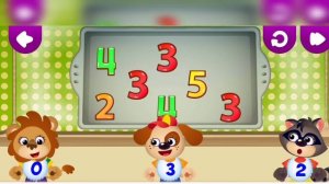 Обзор игры Академия для Малышей. Учим цифры, фигуры. Учимся считать.