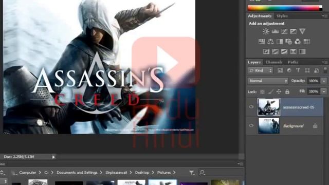 Adobe Photoshop CS6 Tutorial in Urdu & Hindi - Part 11 of 15 | BestTutorialsChannel смотреть онлайн