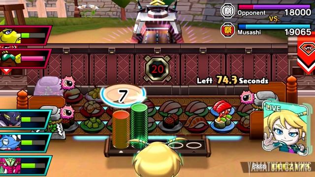 Sushi Striker: The Way of Sushido [Switch] - Gameplay Walkthrough Part 8 - No Commentary HD смотреть онлайн