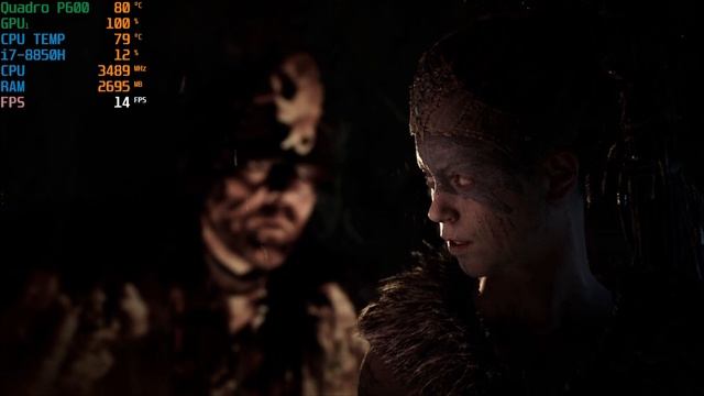 Hellblade Senua's Sacrifice - [NVIDIA QUADRO P600 4GB] - i7-8850H - 16GB RAM -GAMEPLAY TEST -[1080p смотреть онлайн