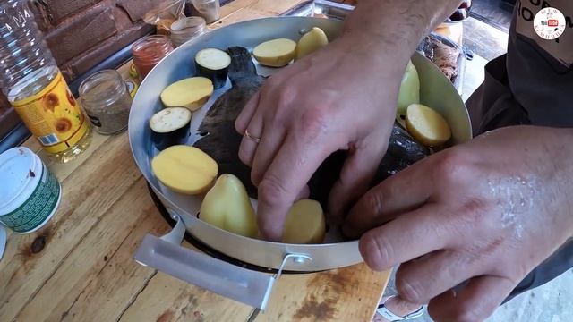 КАРП ЖАРЕНЫЙ НА САДЖЕ С ОВОЩАМИ!!! смотреть онлайн