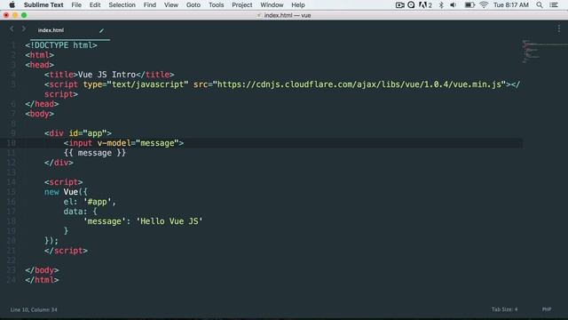 Vue JS Intro смотреть онлайн