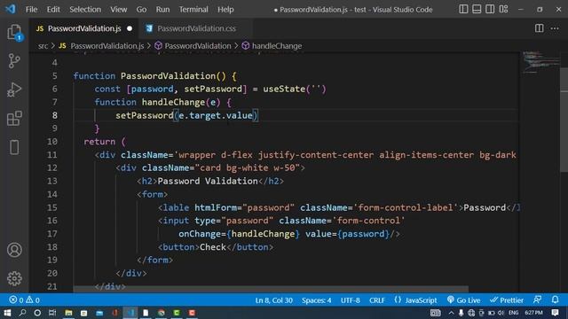How to validate Password in ReactJS? Password Validation смотреть онлайн