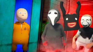 ОПАСНЫЕ SCP ИЩУТ НАС! САМАЯ ДИКАЯ НЫЧКА ПРОТИВ SCP! УГАРНЫЕ ПЛАСТИЛИНОВЫЕ ПРЯТКИ В HUMAN FALL FLAT