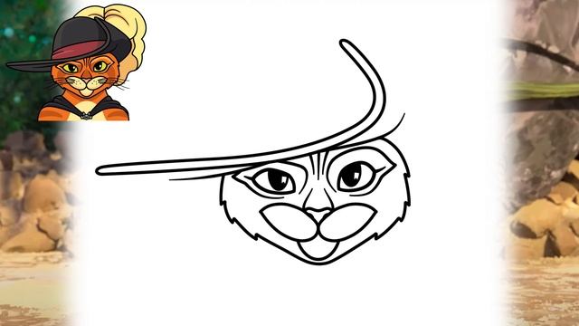 HOW TO DRAW PUSS IN BOOTS | Puss in Boots 2: The Last Wish - Easy Drawing смотреть онлайн