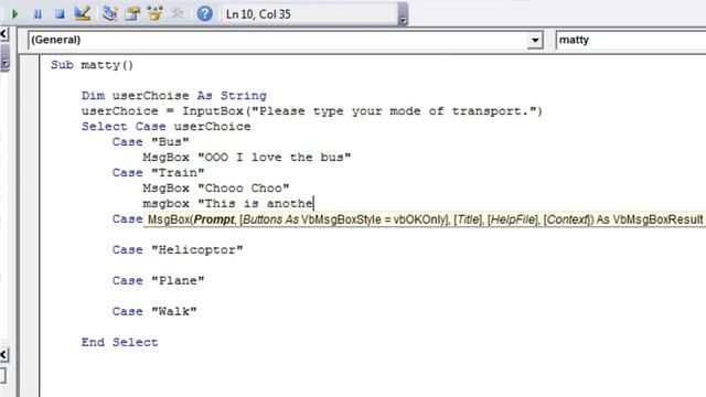 Excel 2010 VBA Tutorial 16 - Select Case (Switch) Statement смотреть онлайн