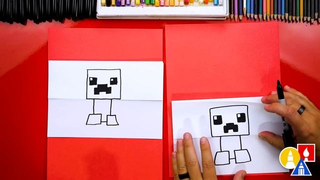 How To Draw An Exploding Creeper смотреть онлайн