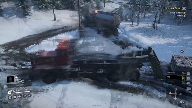 I Tried to Tow Spycakes on a Trailer and It was a Disaster! - Snowrunner Multiplayer Gameplay смотреть онлайн