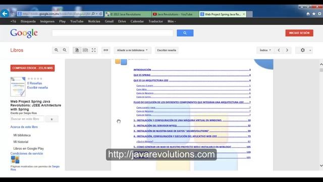 Libro Arquitectura Java EE Spring en Español -- Book Architecture JEE With Spring English Version смотреть онлайн