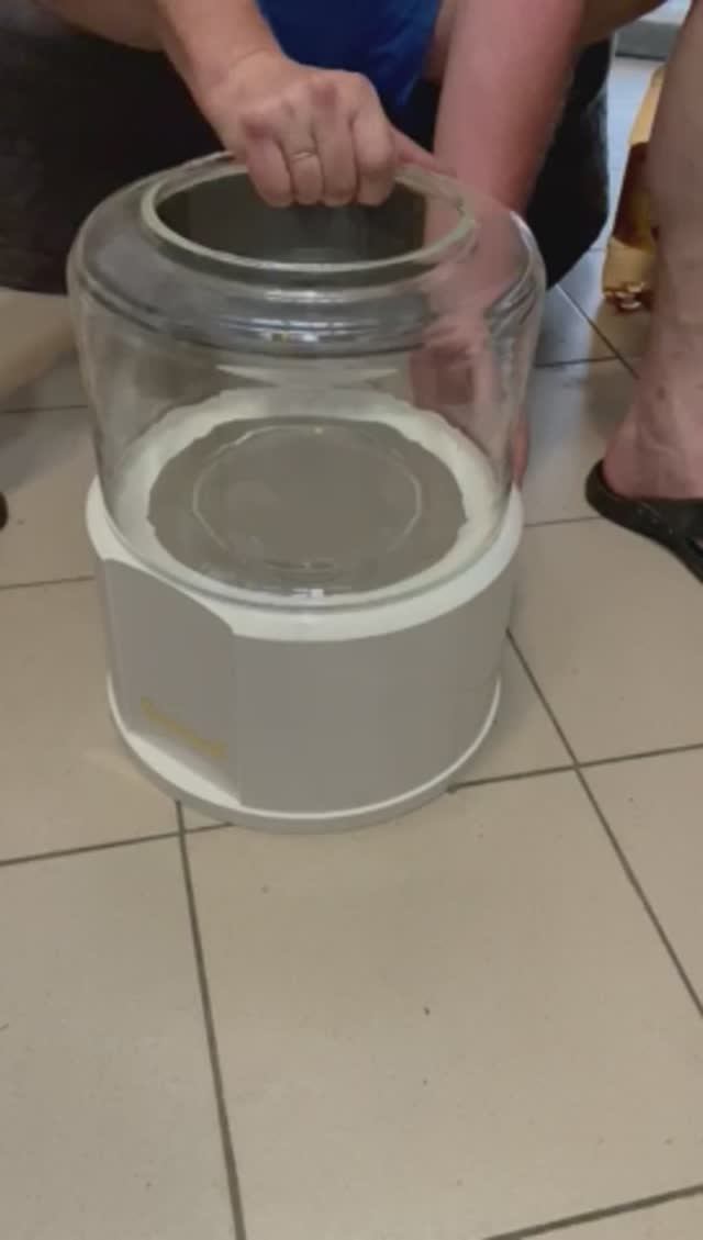 Новая колба PPG, на производстве.