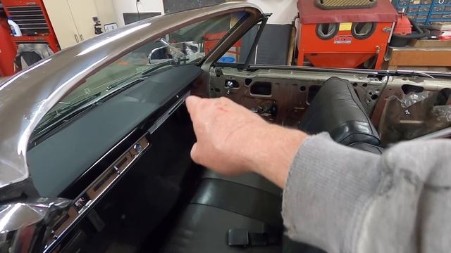 1966 Ford Galaxie 500 convertible restoration part 182 finishing rear seat removing front seat смотреть онлайн
