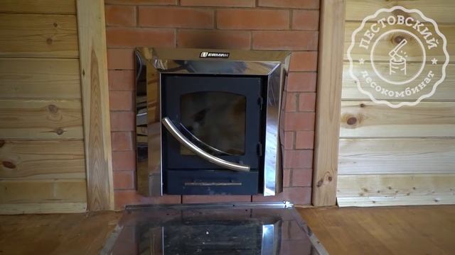 Шикарная 2-этажная баня из профилированного бруса с бильярдным столом. ЛО, Всеволожский р-н смотреть онлайн