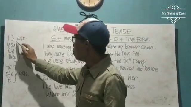 PAST CONTINUOUS TENSE ( Kalimat Positive ) смотреть онлайн