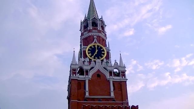 Часы-куранты Московского Кремля, Kremlin-Russia смотреть онлайн