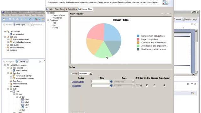 Designing Page 1 of Report - Pie Chart смотреть онлайн