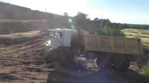 МАЗ-6517 работа самосвала-вездехода