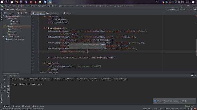 Python GUI tkinter #11 - Radiobutton. Переключатели смотреть онлайн