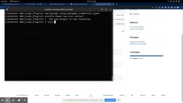 #Ansible #Tower/ #AWX Custiom Credentials Lookup смотреть онлайн