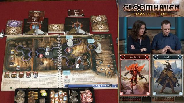 Gloomhaven Jaws of the Lion - Scenario 3 Playthrough -The Black Ship смотреть онлайн