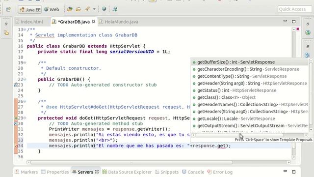 Curso de J2EE Parte 8 Servlets 10 Pasar parametros смотреть онлайн