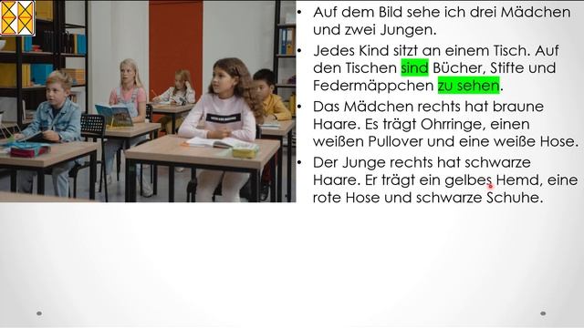 DTZ / B1 | Sprechen 2 | Bildbeschreibung | Schule Und Schulsystem | With Subtitles مترجم