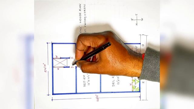 [ WEST FACING ] 24 x 42 house plans | Vastu anusar | 24*42 ka Ghar ka Naksha | 1000 sqft house plan смотреть онлайн