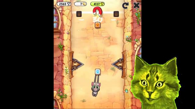 Мой Говорящий Том #2 и МурМяу (My Talking Tom) играем в игру Только Вверх смотреть онлайн