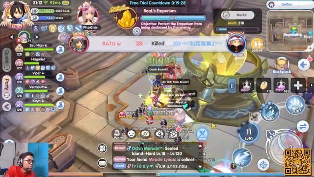 Rune Knight Tank GVG Server Royal Vallhalla | Ragnarok X Next Generation смотреть онлайн