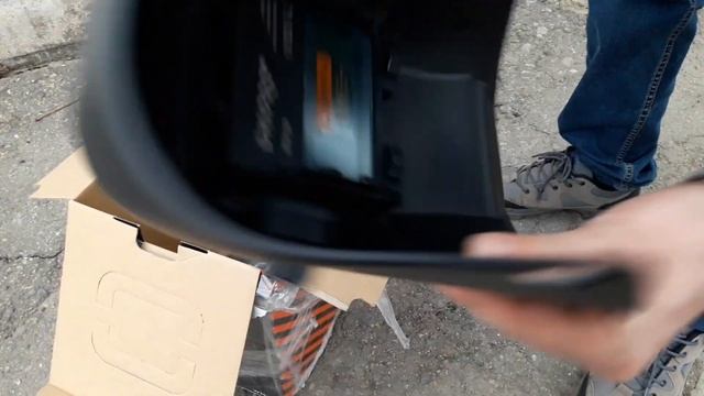 Сварочная маска Dnipro M WM-39 / распаковка / обзор / сварочная маска хамелеон смотреть онлайн