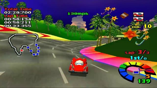PS1 Racing Games on Epsxe смотреть онлайн