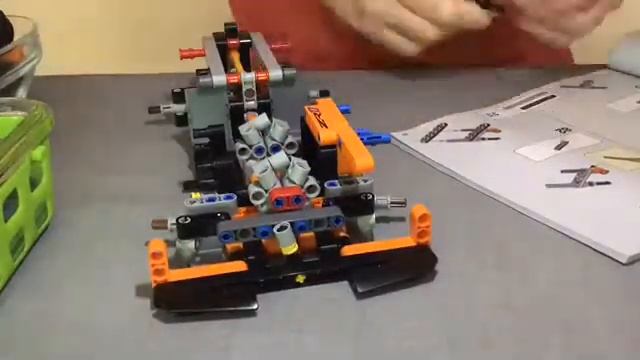 LEGO technic corvette ZR1 build смотреть онлайн