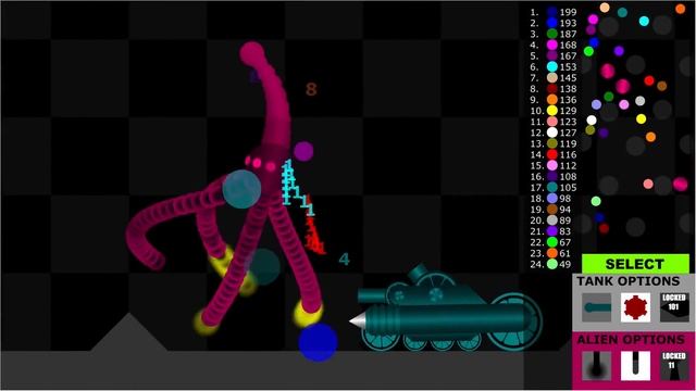 Beat The Alien - Marble Race In Algodoo