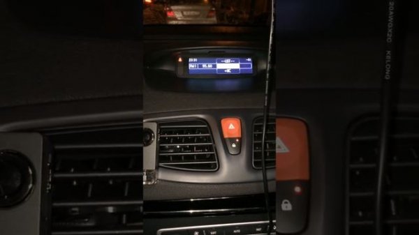 Переключение радиостанций Renault Fluence