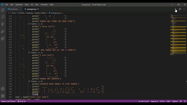 Avengers Guessing Game| Guess the name |Python смотреть онлайн
