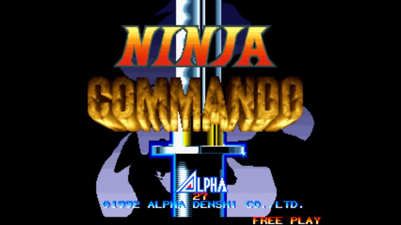 FULL GAME ARCADE Ninja Commando 1992 смотреть онлайн