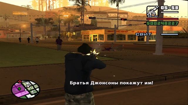 Прохождение игры GTA San Andreas Миссия 99 Свержение Би Дапа смотреть онлайн