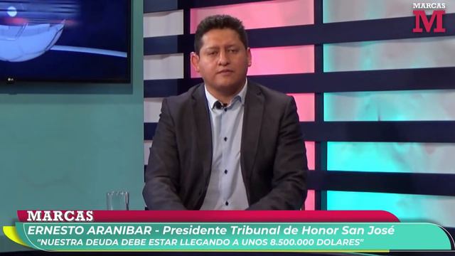 Ernesto Aranibar, habla de una deuda de más de 8 millones de dólares en San José. смотреть онлайн
