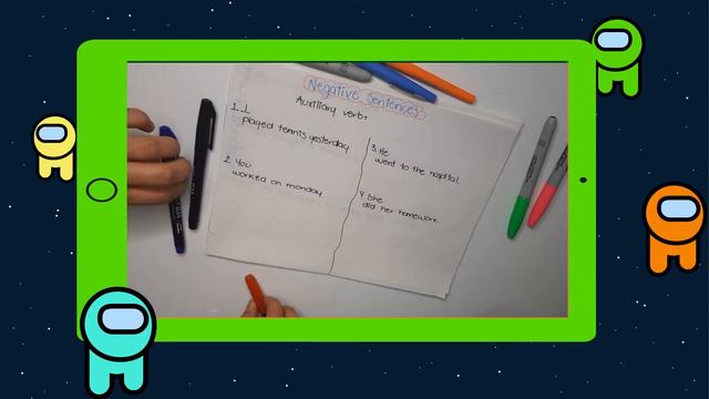 SIMPLE PAST REGULAR VERBS смотреть онлайн